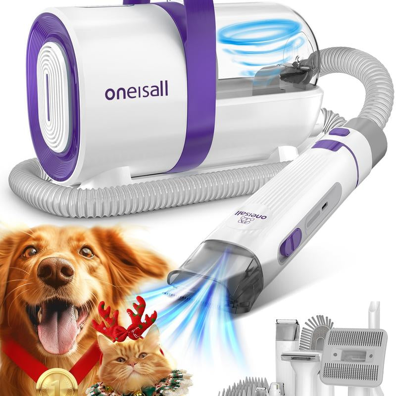 Pet Grooming Kit & Vacuum, Dog Clippers with Grooming Tools for Dogs Cats and Other Animals