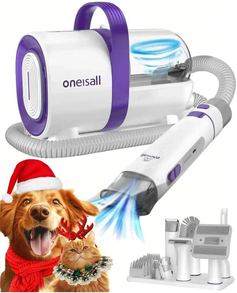 Pet Grooming Kit & Vacuum, Dog Clippers with Grooming Tools for Dogs Cats and Other Animals