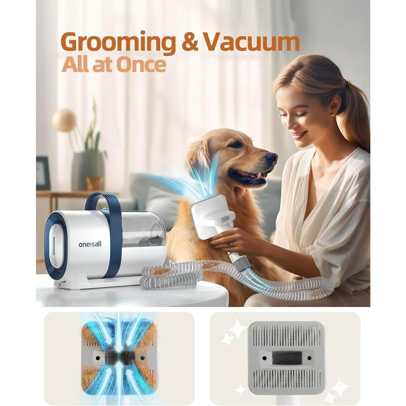 Pet Grooming Kit & Vacuum, Dog Clippers with Grooming Tools for Dogs Cats and Other Animals